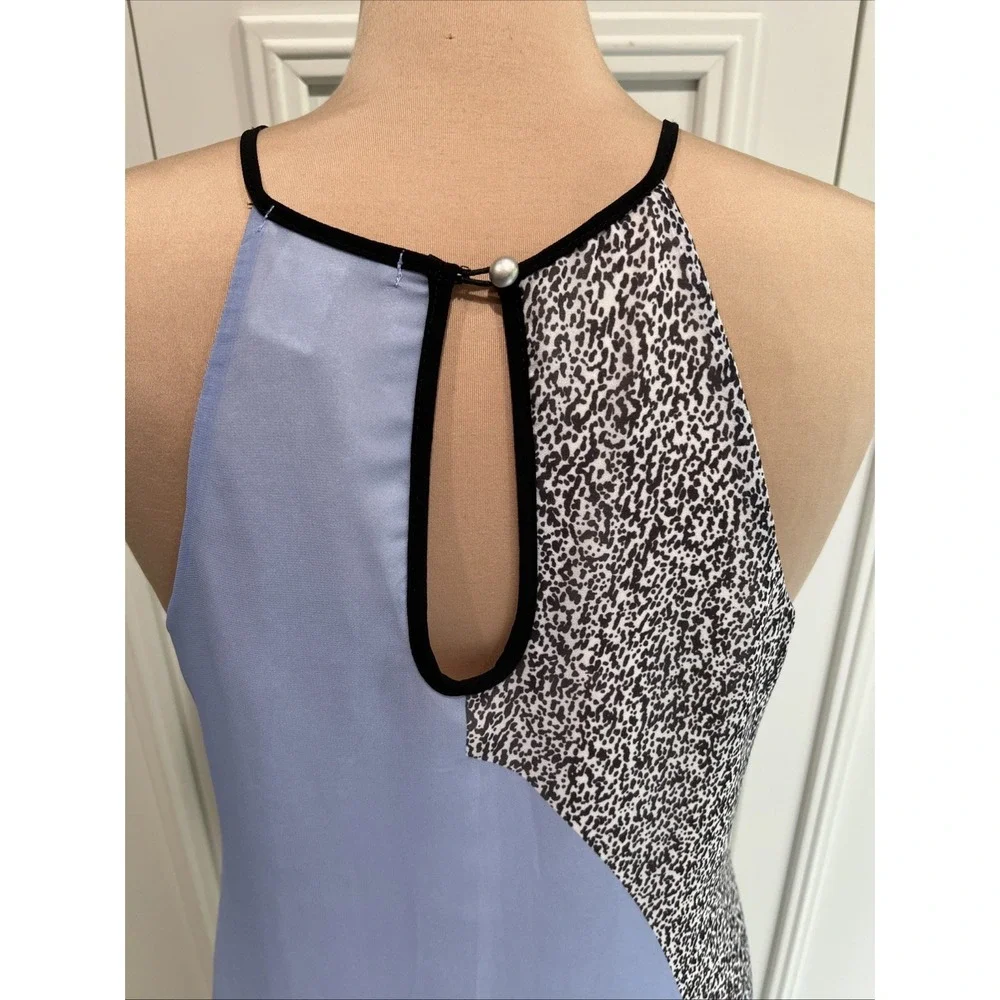 Bar III Maxi Slip Dress Floral Artsy‎ Chic Modern City Resort